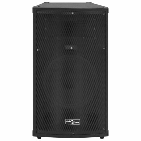 Hifi-podiumluidspreker passief 1000 W 37x37x64 cm zwart 2