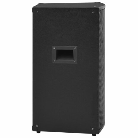 Hifi-podiumluidspreker passief 1000 W 37x37x64 cm zwart 4