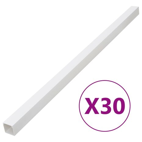 Kabelgoot 33x33 mm 30 m PVC 1