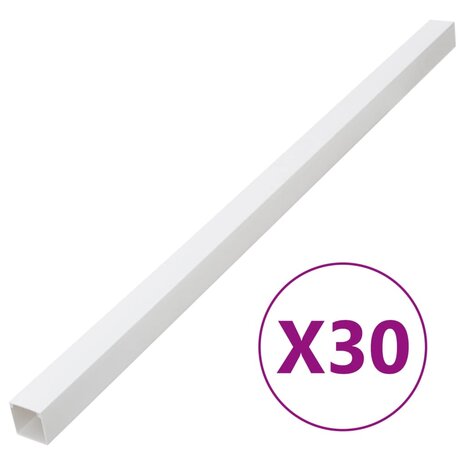 Kabelgoot 40x40 mm 30 m PVC 1