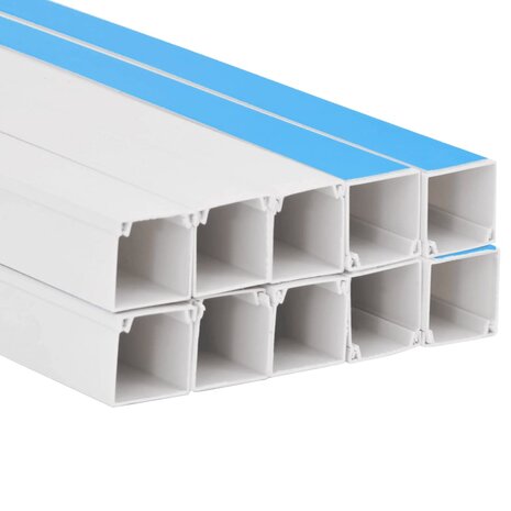 Kabelgoot zelfklevend 10x10 mm 10 m PVC 5