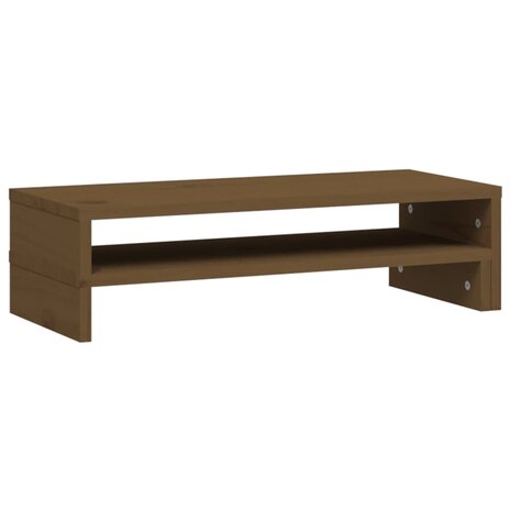 Monitorstandaard (52-101)x22x14 cm grenenhout honingbruin 7