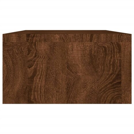 Monitorstandaard 100x24x13 cm bewerkt hout bruin eikenkleur 5