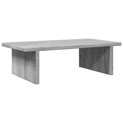 Monitorstandaard 50x27x15 cm bewerkt hout grijs sonoma eiken 6