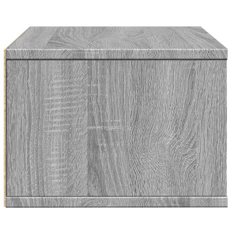 Printerkastje 40x32x22,5 cm bewerkt hout grijs sonoma eiken 6