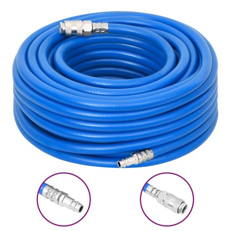 Luchtslang 0,6&apos;&apos; 2 m PVC blauw 1