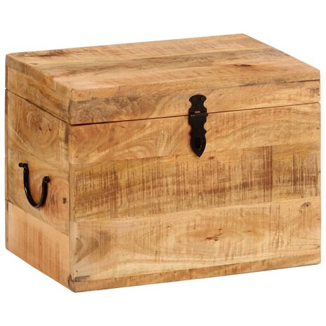 Opbergbox 39x28x31 cm massief mangohout 1