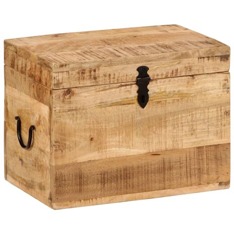 Opbergbox 39x28x31 cm massief mangohout 10