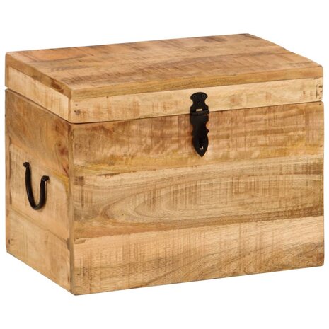 Opbergbox 39x28x31 cm massief mangohout 11