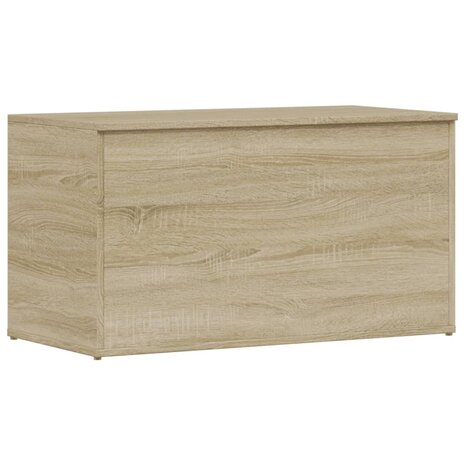 Opbergkist 84x42x46 cm bewerkt hout sonoma eikenkleurig 2