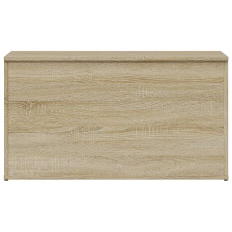 Opbergkist 84x42x46 cm bewerkt hout sonoma eikenkleurig 4