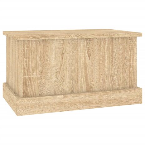 Opbergbox 50x30x28 cm bewerkt hout sonoma eikenkleurig 5