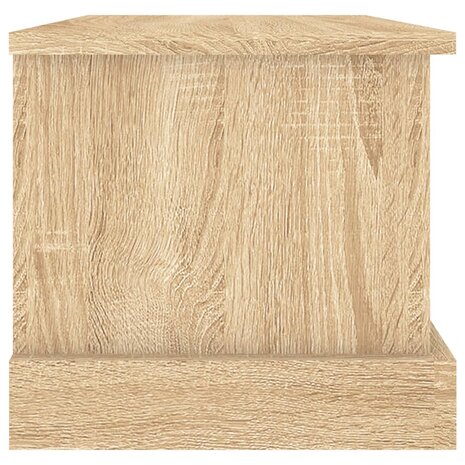 Opbergbox 50x30x28 cm bewerkt hout sonoma eikenkleurig 7