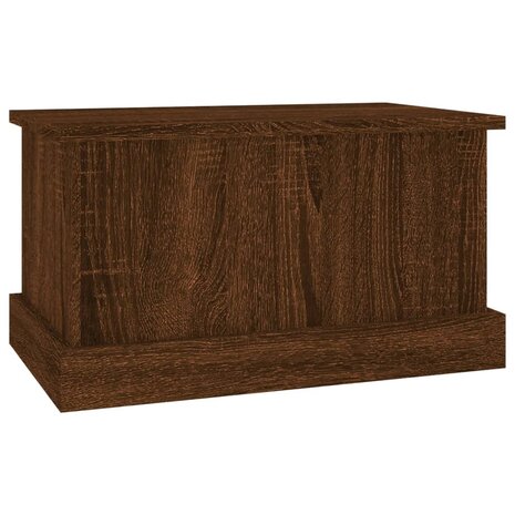 Opbergbox 50x30x28 cm bewerkt hout bruin eikenkleur 5