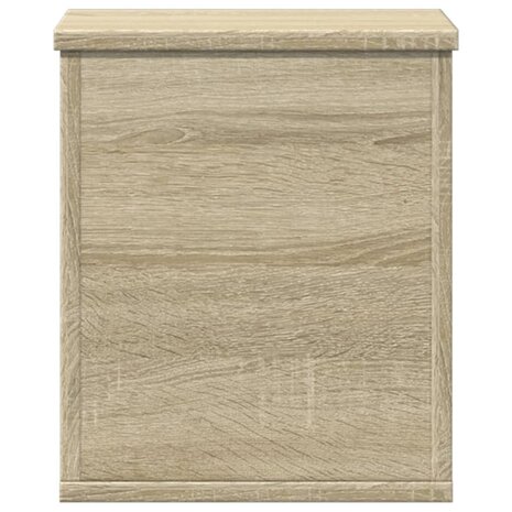 Opbergbox 30x35x35 cm bewerkt hout sonoma eikenkleurig 4