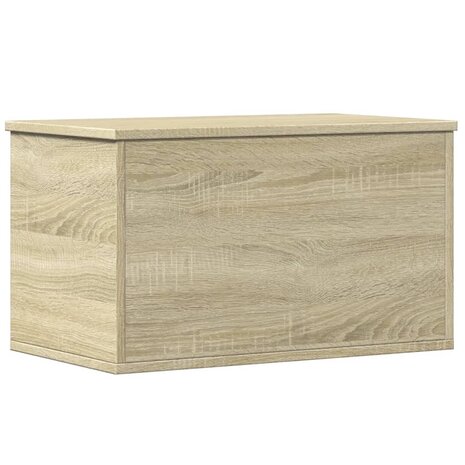 Opbergbox 60x35x35 cm bewerkt hout sonoma eikenkleurig 2