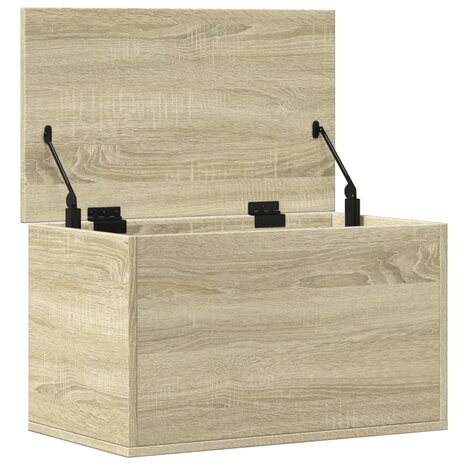 Opbergbox 60x35x35 cm bewerkt hout sonoma eikenkleurig 7