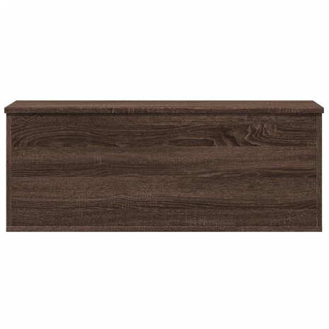 Opbergbox 90x35x35 cm bewerkt hout bruin eikenkleur 4