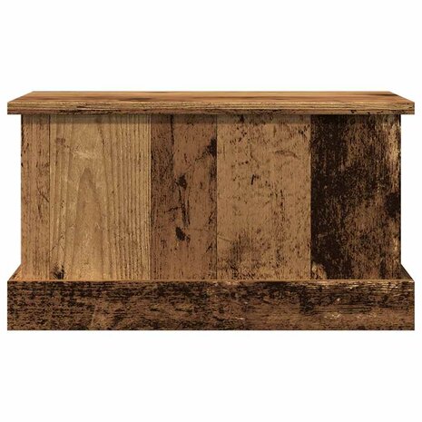 Opbergbox 30x50x28 cm bewerkt hout oud houtkleurig 5