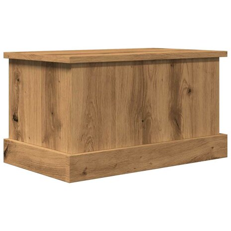 Opbergbox 30x50x28 cm bewerkt hout artisanaal eikenkleurig 2