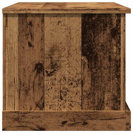 Opbergbox 70x40x38 cm bewerkt hout oud houtkleurig 7