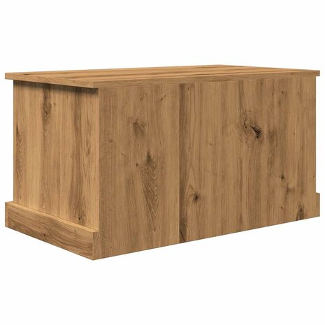 Opbergbox 70x40x38 cm bewerkt hout artisanaal eikenkleurig 8