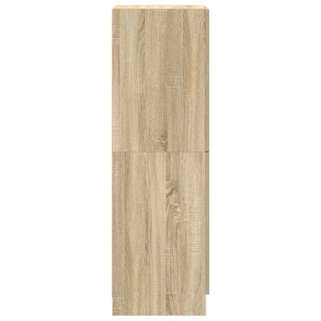 Keukenkast 38x41,5x131,5 cm bewerkt hout sonoma eikenkleurig 6