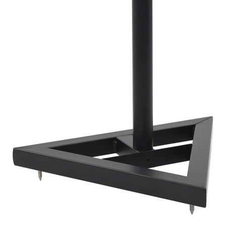 Monitorspeakerstandaards 2 st staal zwart 8