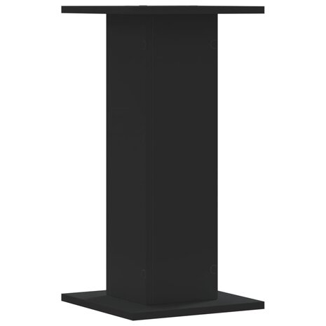 Speakerstandaards 2 st 30x30x60 cm bewerkt hout zwart 6