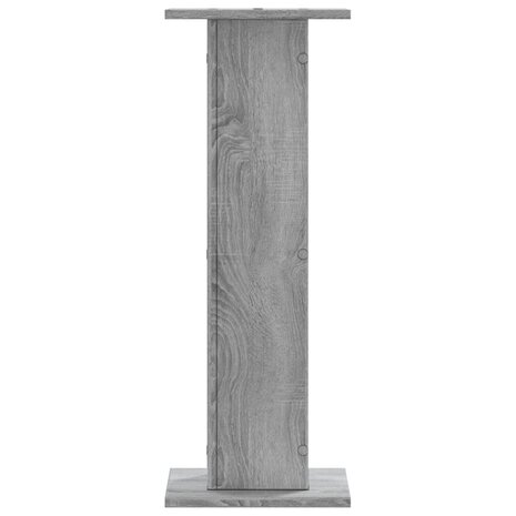 Speakerstandaards 2 st 30x30x80 cm bewerkt hout grijs sonoma 5