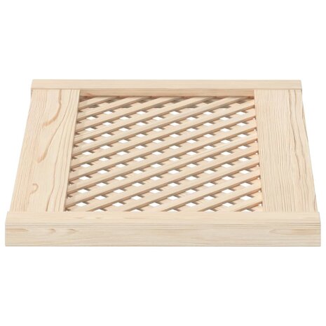 Kastdeuren met latwerk 2 st 59,5x39,5 cm massief grenenhout 4