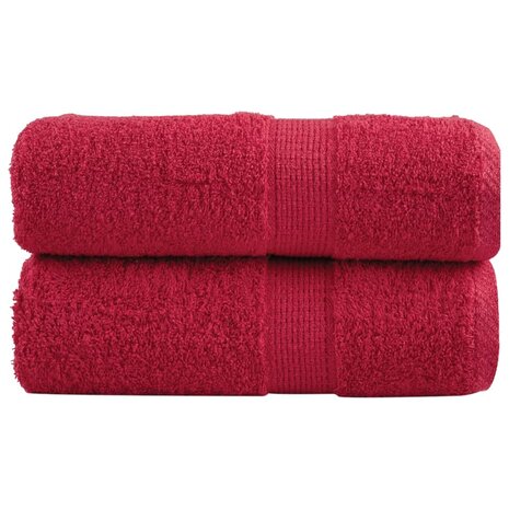 Gastendoekjes SOLUND 2 st 600 g/m² 30x30 cm rood 1