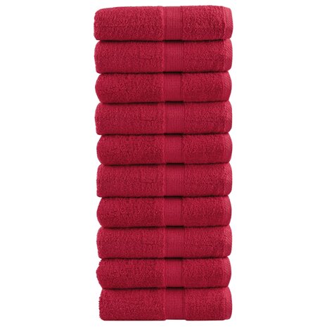 Gastendoekjes SOLUND 10 st 600 g/m² 30x30 cm rood 1