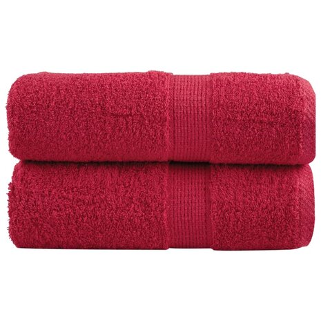 Gastendoekjes SOLUND 2 st 600 g/m² 30x50 cm rood 1