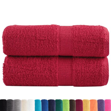 Gastendoekjes SOLUND 2 st 600 g/m² 30x50 cm rood 2