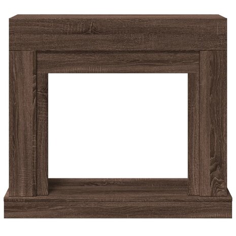 Haardombouw 100x30x87,5 cm bewerkt hout bruin eikenkleurig 4