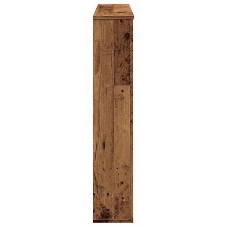 Haardombouw 100x20x100 cm bewerkt hout oud houtkleurig 5