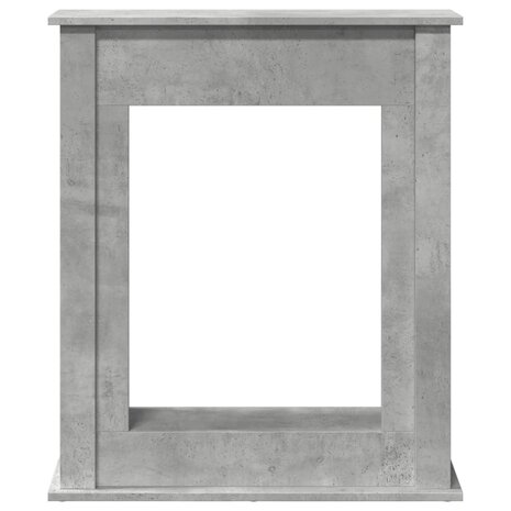 Haardombouw 75x20x87,5 cm bewerkt hout betongrijs 4