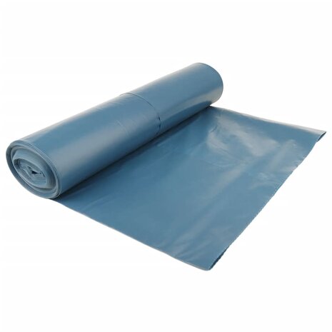 Vuilniszakken 100 st 120 l blauw 4