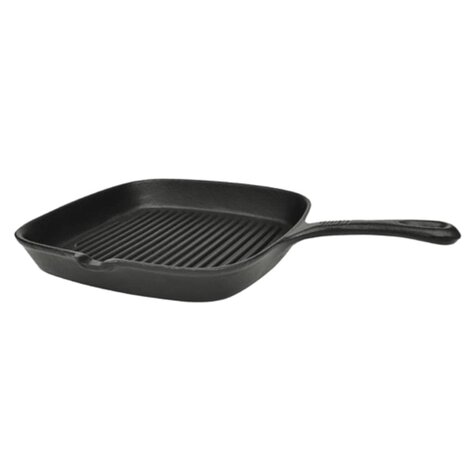 Grillpan gietijzer 24x23 cm 2