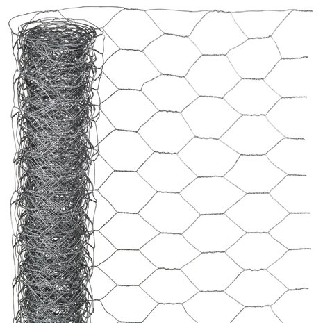 Nature Gaas zeshoekig 1x10 m 25 mm gegalvaniseerd staal 1