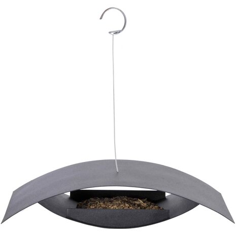 Esschert Design Vogelvoederbak hangend zwart S FB437 4