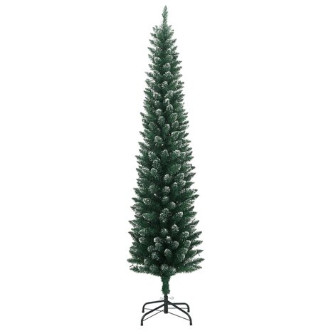 Kunstkerstboom smal met 150 LED&apos;s 150 cm 3