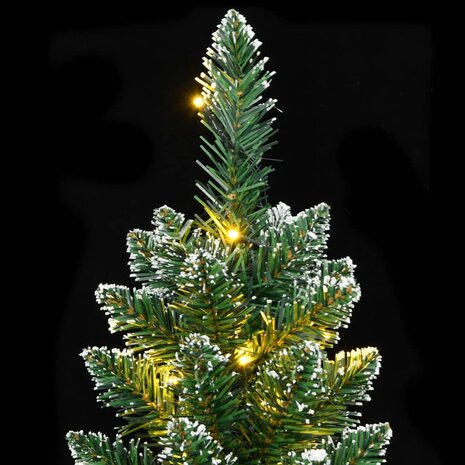 Kunstkerstboom smal met 150 LED&apos;s 150 cm 7