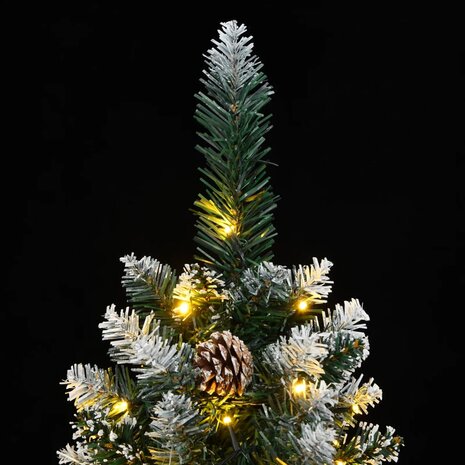 Kunstkerstboom smal met 300 LED&apos;s 180 cm 9