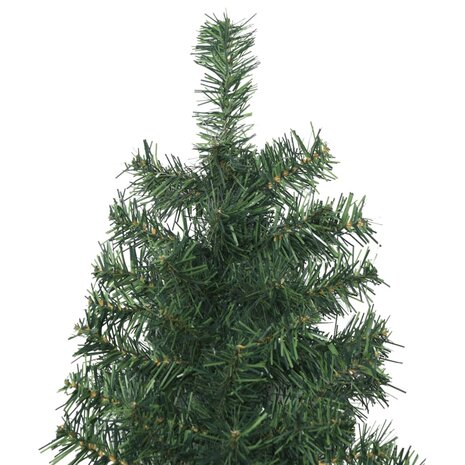 Kunstkerstboom smal met standaard 270 cm PVC 3