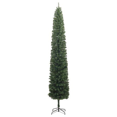 Kunstkerstboom smal met standaard 300 cm PVC 2