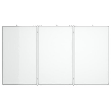 Whiteboard magnetisch inklapbaar 120x80x1,7 cm aluminium 3