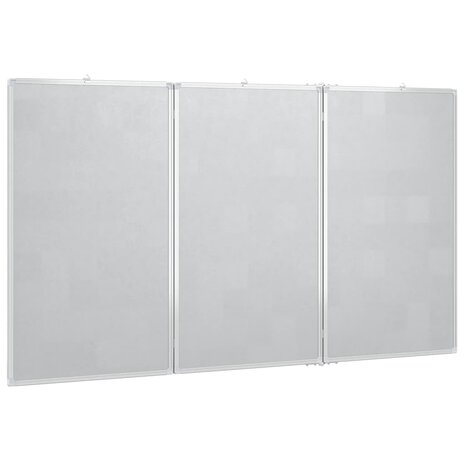 Whiteboard magnetisch inklapbaar 120x100x1,7 cm aluminium 4