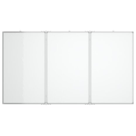 Whiteboard magnetisch inklapbaar 150x100x1,7 cm aluminium 3